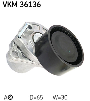 Belt Tensioner, V-ribbed belt - VKM 36136 SKF